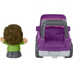 Mattel Fisher-price Little People Toy SUV Purple Vehicle & Figure Set for Toddlers, 2 Pieces JWB27 / JJY82 194735345038