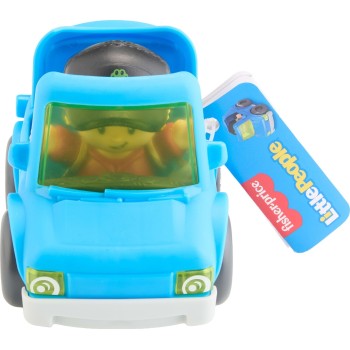 Mattel Fisher-price Little People Blue Sedan Toy Car & Figure Set for Toddlers, 2 Pieces JWB27 / JJY83 194735345069