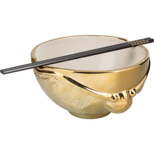 Paladone: Harry Potter - Golden Snitch Ramen Bowl With Chopsticks (pp15893hp) PP15893HP 5056577775006