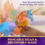 Spin Master Unicorn Academy: Unicorn With Features, Glow Magic Skywind (gems & Wings) (6076377) 6076377 681147120952