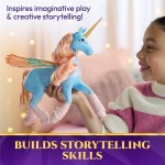 Spin Master Unicorn Academy: Unicorn With Features, Glow Magic Skywind (gems & Wings) (6076377) 6076377 681147120952