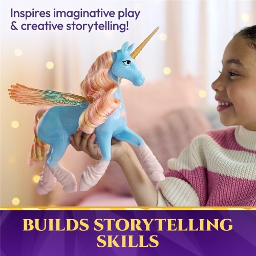 Spin Master Unicorn Academy: Unicorn With Features, Glow Magic Skywind (gems & Wings) (6076377) 6076377 681147120952