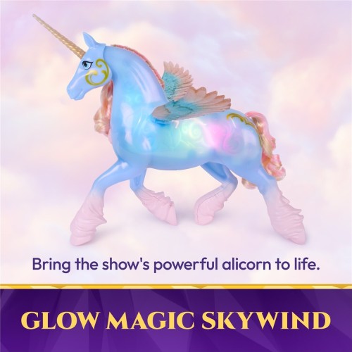 Spin Master Unicorn Academy: Unicorn With Features, Glow Magic Skywind (gems & Wings) (6076377) 6076377 681147120952