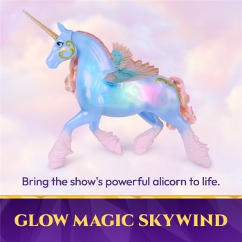 Spin Master Unicorn Academy: Unicorn With Features, Glow Magic Skywind (gems & Wings) (6076377) 6076377 681147120952