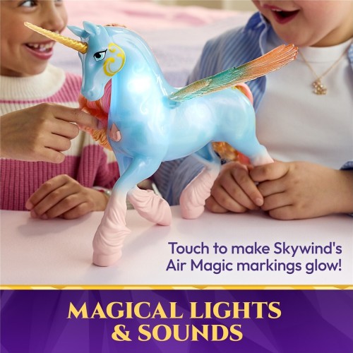Spin Master Unicorn Academy: Unicorn With Features, Glow Magic Skywind (gems & Wings) (6076377) 6076377 681147120952