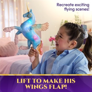 Spin Master Unicorn Academy: Unicorn With Features, Glow Magic Skywind (gems & Wings) (6076377) 6076377 681147120952