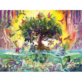 Ravensburger Puzzle 1500 Pieces - The Unicorn of the Lake and His Friends 12000798 4005555007982