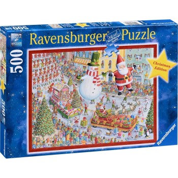 Παζλ Ravensburger 500 Κομμάτια - Τα Χριστούγεννα Έρχονται! 3000-0455 4005555003823