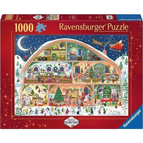 Ravensburger Puzzle 1000 Pieces - Santa's Workshop 3000-0455 4005555012689