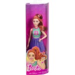Mattel Barbie Fashionistas Barbie Fashionistas Doll 232 In Jersey Top And Pleated Purple Skirt, Red Hair  | Toys-shop.gr