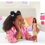 Mattel Barbie Fashionistas Doll 233 In Checkered Flower Midi Dress, Black Hair  | Toys-shop.gr