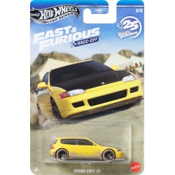 Mattel Hot Wheels Αυτοκινητάκια - Ταινίες - Fast & Furious Hw F&F Honda Civic Eg HNR88 / JKX19 | Toys-shop.gr