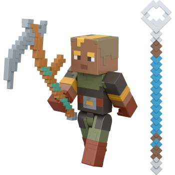 Mattel Minecraft Dungeons II Minecraft Flores Action Figure & Accessories Set, 3.25-inch Scale Collectible Toy GTP08 / JML78 | T