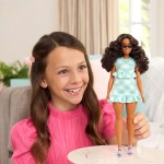 Mattel Barbie Fashionistas Doll 240 In Green Gingham Dress And Sunglasses, Wavy Dark Brown Hair FBR37 / HYT96 | Toys-shop.gr