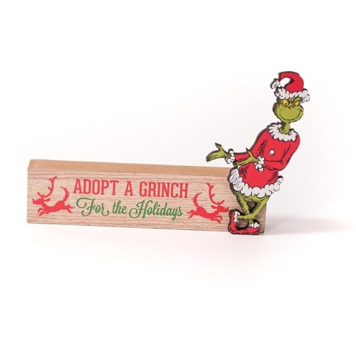 Christakopoulos επιτρ. χριστ. διακοσμ adopt a grinch 15x11εκ 22905  | Toys-shop.gr