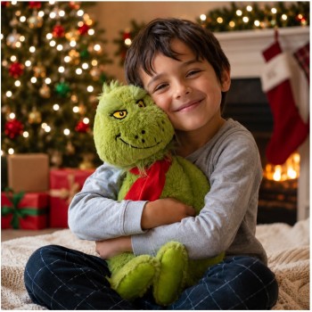 Christakopoulos Bathing Grinch With Scarf 50cm 22880  | Toys-shop.gr