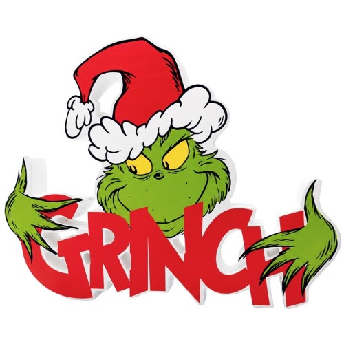 Christakopoulos Επιτρ. χριστ. διακοσμ grinch με σκουφο 22εκ 22904  | Toys-shop.gr