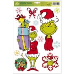 Christakopoulos Χριστ. αυτοκολλητα παραθυρου grinch 2σχ 40χ26.5εκ 22929 | Toys-shop.gr