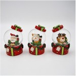Christakopoulos Χιονομπαλα 45mm φιγουρες σε δωρακι 3σχ 7εκ 1332  | Toys-shop.gr