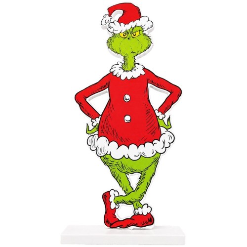 Christakopoulos Επιτρ. χριστ. διακοσμ κατσουφης grinch 40εκ 22916  | Toys-shop.gr