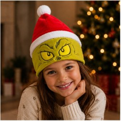 Christakopoulos Σκουφος παιδικος grinch eyes 34x30εκ 22924  | Toys-shop.gr