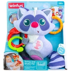 Winfun Μελωδικό Ρακούν Swing N’ Shake Pal Raccoon (720020-nl) 403325 | Toys-shop.gr
