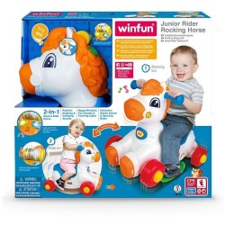 Winfun Κουνιστό Αλογάκι Περπατούρα 2 σε 1 Junior Rider Rocking Horse (0760-nl) 403288 | Toys-shop.gr
