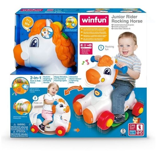 Winfun 2 in 1 Junior Rider Rocking Horse (0760-nl) 403288 5204275032888