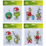 Christakopoulos Grinch Decorative Window Jelly 4 Designs M20cm x H24.5cm 22931  5212054714337