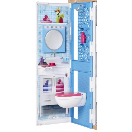 Mattel Barbie Νέο Σπιτάκι - Βαλιτσακι DVV47 887961374971