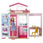 Mattel Barbie Νέο Σπιτάκι - Βαλιτσάκι Με Κούκλα DVV48 887961374988