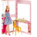 Mattel Barbie Νέο Σπιτάκι - Βαλιτσάκι Με Κούκλα DVV48 887961374988