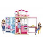 Mattel Barbie Νέο Σπιτάκι - Βαλιτσάκι Με Κούκλα DVV48 887961374988