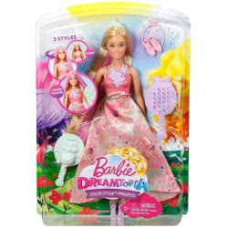 Mattel Barbie Πριγκίπισσα Χρωματιστά Μακριά Μαλλιά DWH42 887961381917