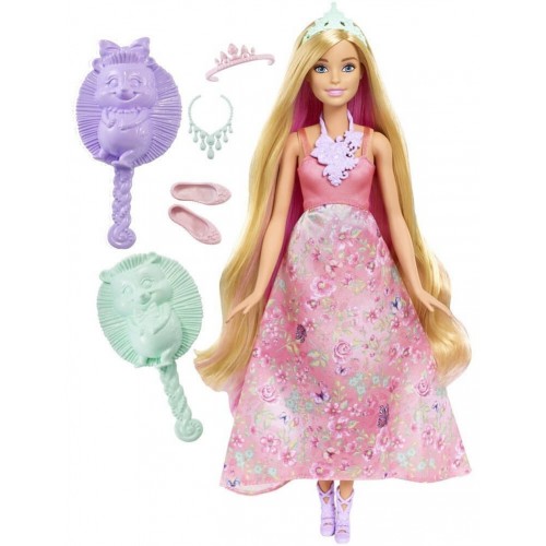 Mattel Barbie Πριγκίπισσα Χρωματιστά Μακριά Μαλλιά DWH42 887961381917