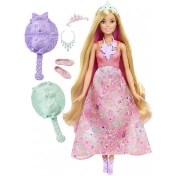 Mattel Barbie Πριγκίπισσα Χρωματιστά Μακριά Μαλλιά DWH42 887961381917