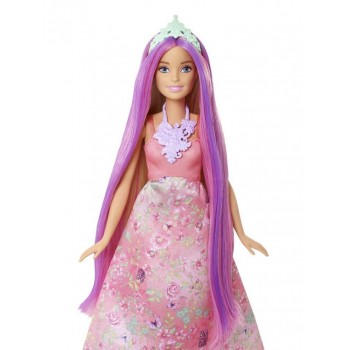 Mattel Barbie Πριγκίπισσα Χρωματιστά Μακριά Μαλλιά DWH42 887961381917