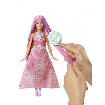 Mattel Barbie Πριγκίπισσα Χρωματιστά Μακριά Μαλλιά DWH42 887961381917