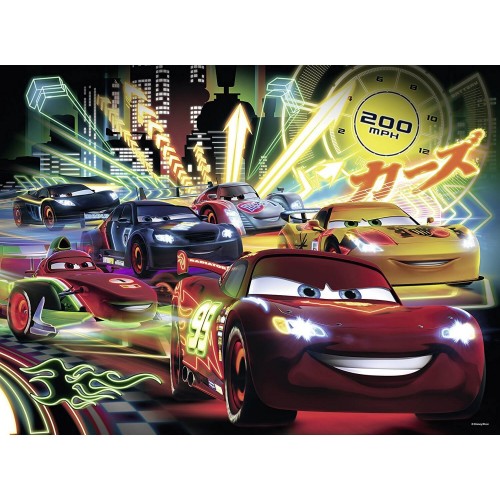 Ravensburger Παζλ 100Τεμ Cars Neon 10520 4005556105205