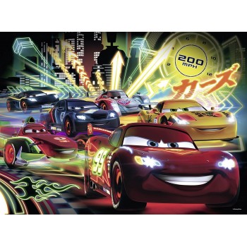 Ravensburger Παζλ 100Τεμ Cars Neon 10520 4005556105205