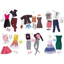 Mattel Barbie Μόδες - Σετ Των 2 FCT81 / ASST 887961459425