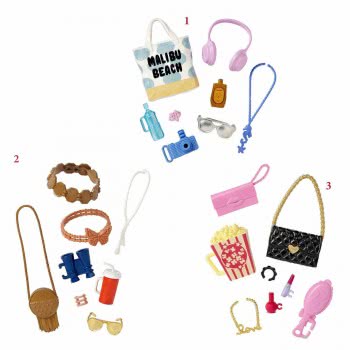 Mattel Barbie Αξεσουάρ - 3 Σχέδια FCP32 / ASST 887961457001