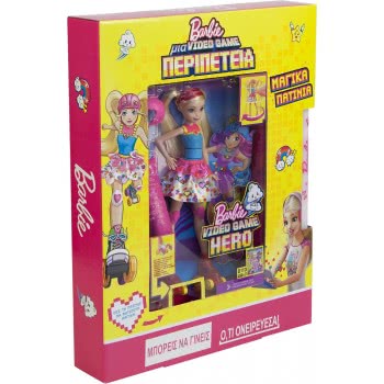 Mattel Λαμπάδα Barbie Video Game Μαγικά Πατίνια FNK03 887961594997