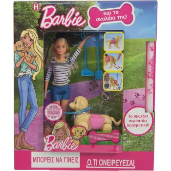 Mattel Λαμπάδα Barbie Και Το Σκυλάκι Της FNK02 887961594980