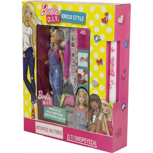 Mattel Λαμπάδα Barbie D.I.Y. Emoji Σε 2 Σχέδια FNK00 887961594966