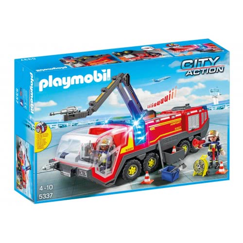 Playmobil Πυροσβεστικό Όχημα Αεροδρομίου Με Φώτα Και Ήχο 5337 4008789053374