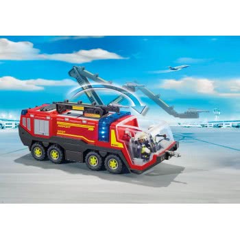 Playmobil Πυροσβεστικό Όχημα Αεροδρομίου Με Φώτα Και Ήχο 5337 4008789053374
