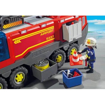 Playmobil Πυροσβεστικό Όχημα Αεροδρομίου Με Φώτα Και Ήχο 5337 4008789053374