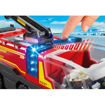 Playmobil Πυροσβεστικό Όχημα Αεροδρομίου Με Φώτα Και Ήχο 5337 4008789053374
