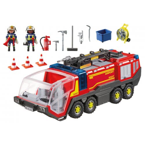 Playmobil Πυροσβεστικό Όχημα Αεροδρομίου Με Φώτα Και Ήχο 5337 4008789053374
